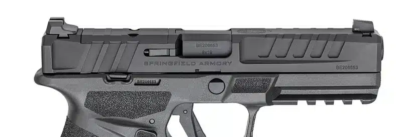 Day 50 Springfield Echelon slide V.I.S. optic cut - PopularSuppressors Springfield Armory Echelon slide with Variable Interface System optic cut and tritium 3-dot night sights