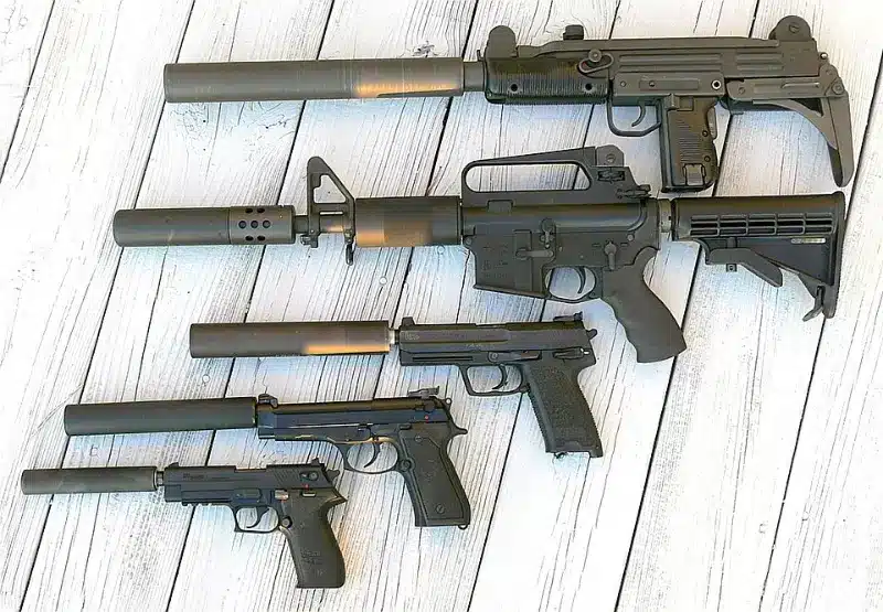 Several suppressor models covered by the Texas NFA injunction