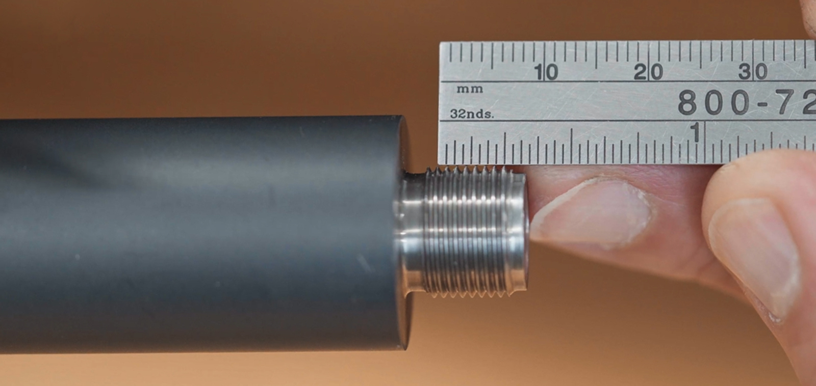 precision-armament-thread-measuring-pitch - PopularSuppressors Precision armament thread measuring pitch