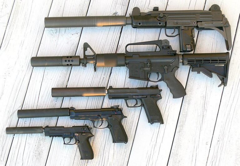 Registered suppressors mounted on host firearms, the devices covered by ATF suppressor caliber conversion guidance